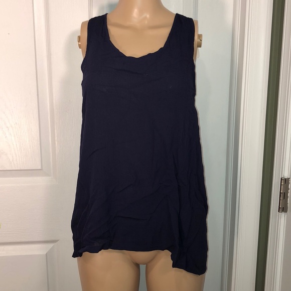 Ya Los Angeles Blue Top L - Picture 1 of 6